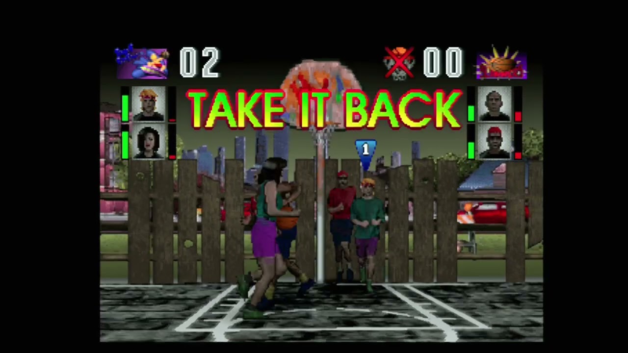 White Men Can't Jump (Atari Jaguar) Game Play Video
