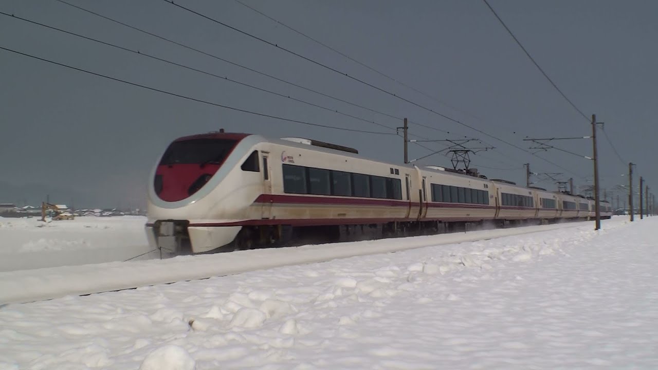 [HD] 冬の北陸本線 サンダーバード・しらさぎ・はくたか・北越など10列車
