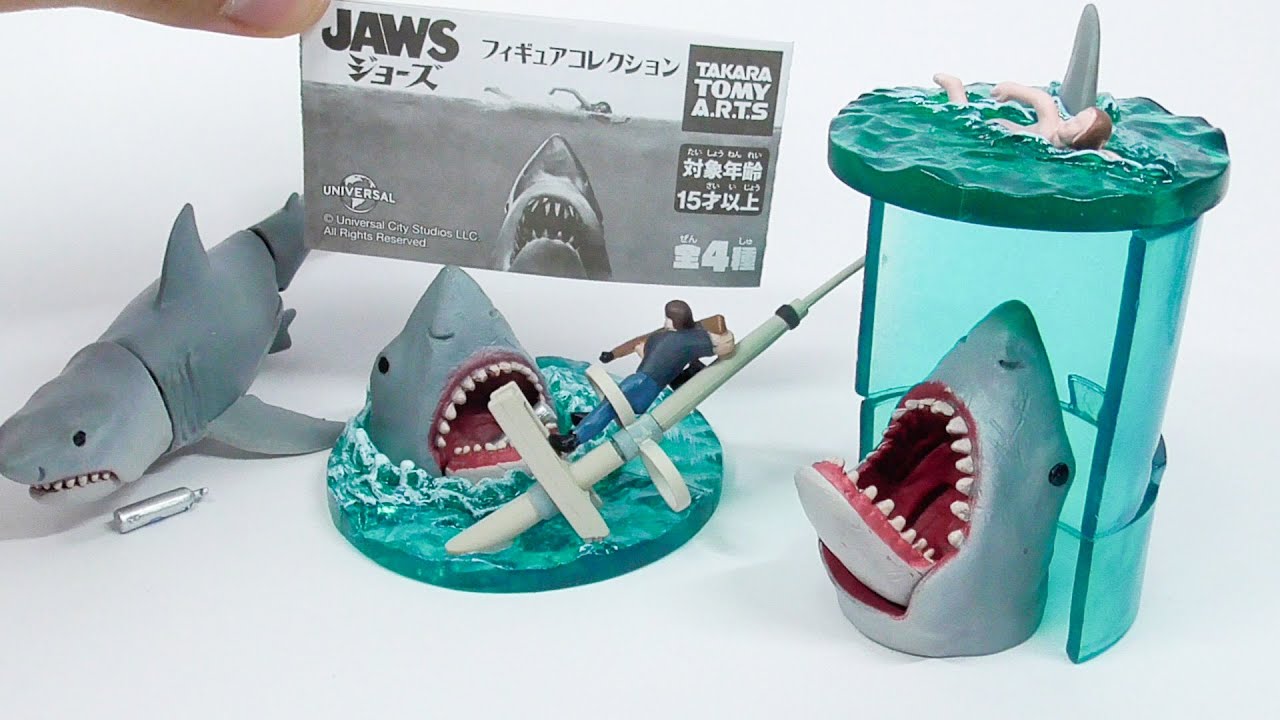 JAWS フィギュアコレクション JAWS Figure Collection  All 4 types