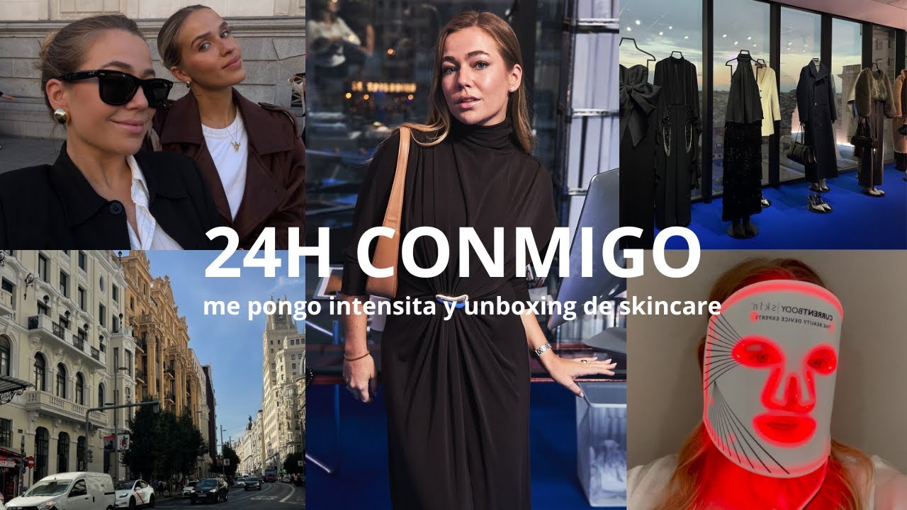 24h CONMIGO, ME PONGO INTENSITA y unboxing de skincare| Carlota Grande ♡