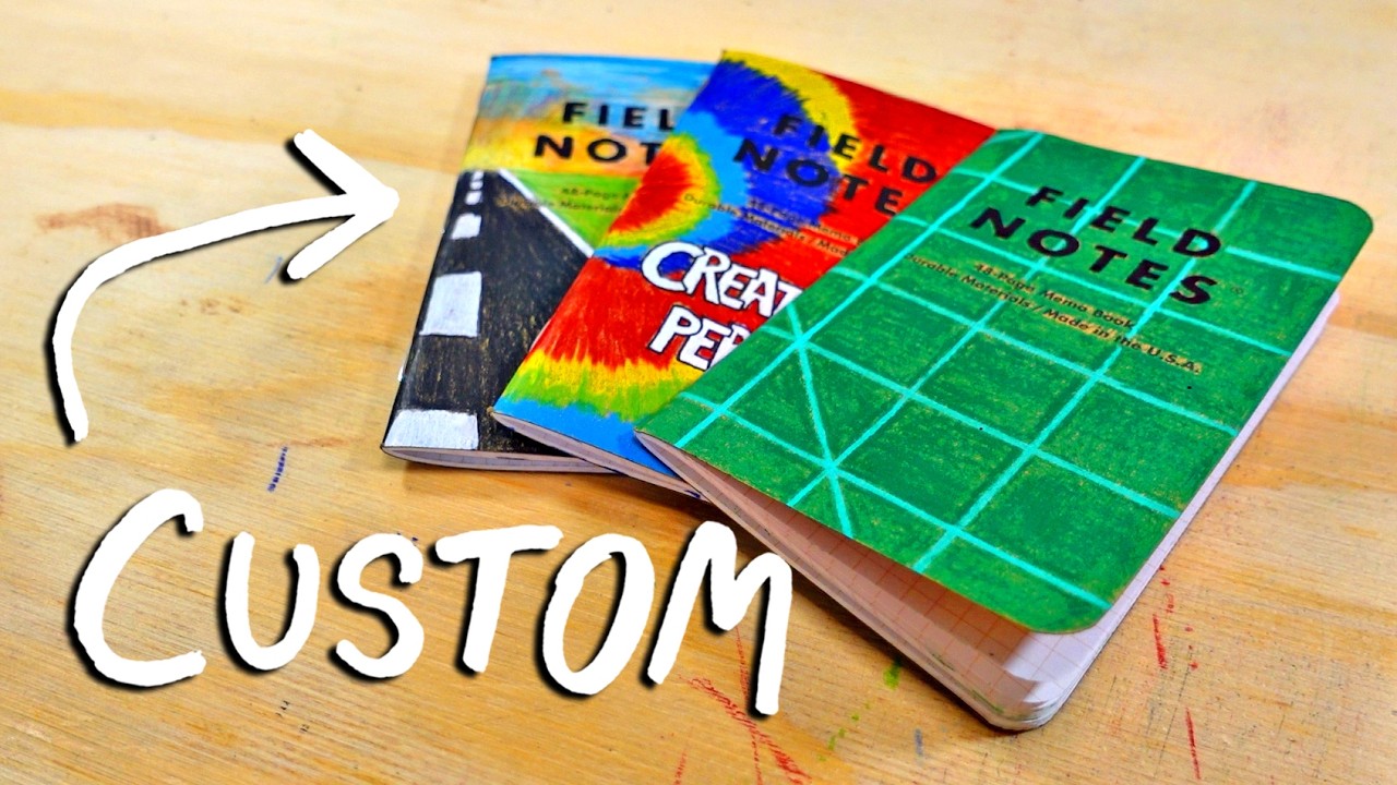 I Made My Own CUSTOM Field Notes!