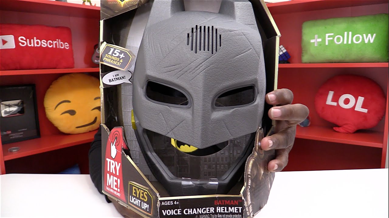 BATMAN VOICE CHANGER HELMET UNBOXING!