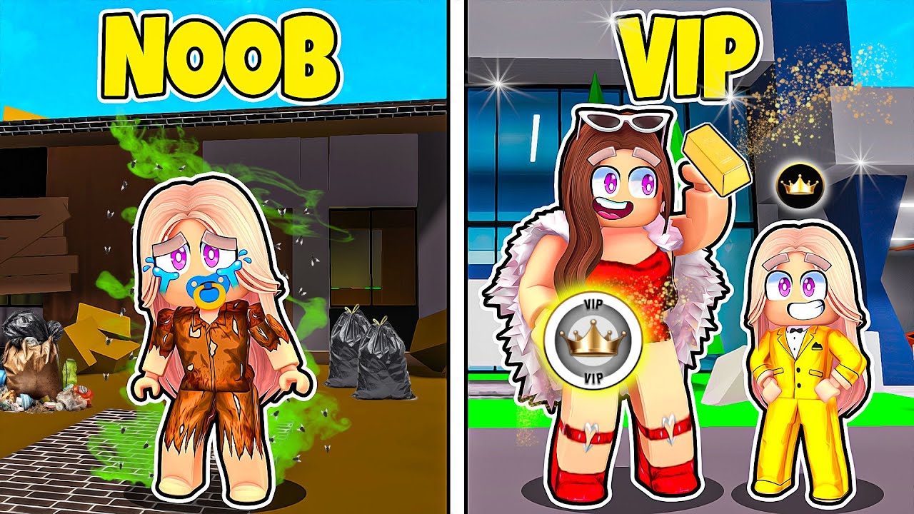 UDAJĘ BIEDNĄ, ŻEBY ZDOBYĆ VIP PASS jako BABY PATI na BROOKHAVEN w ROBLOX! 🤩