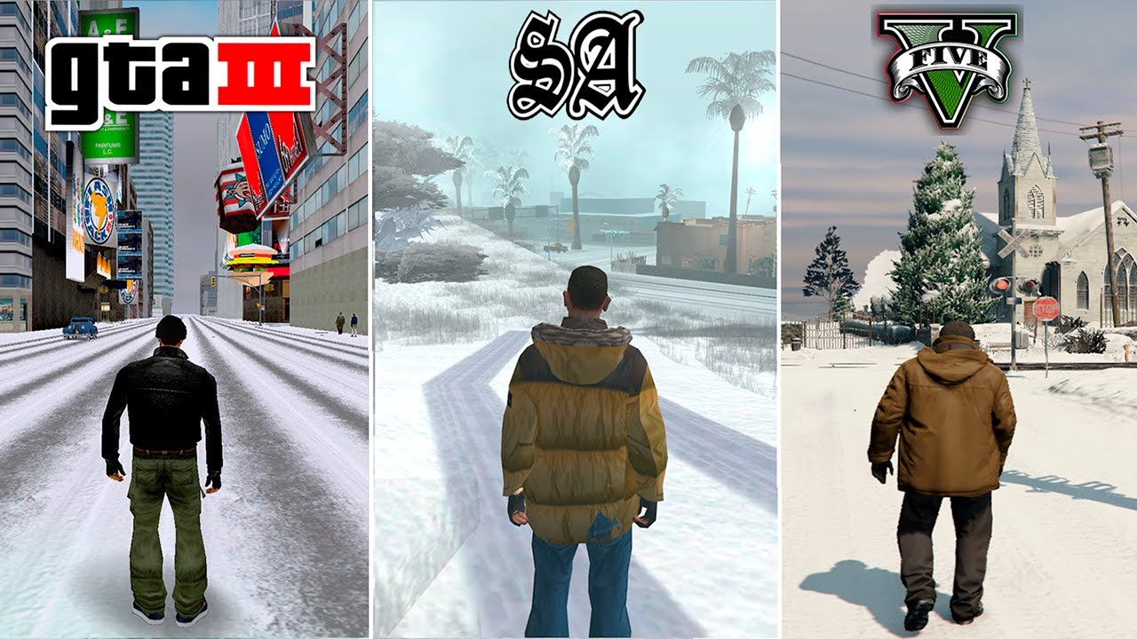 Snow in GTA Games (Evolution)