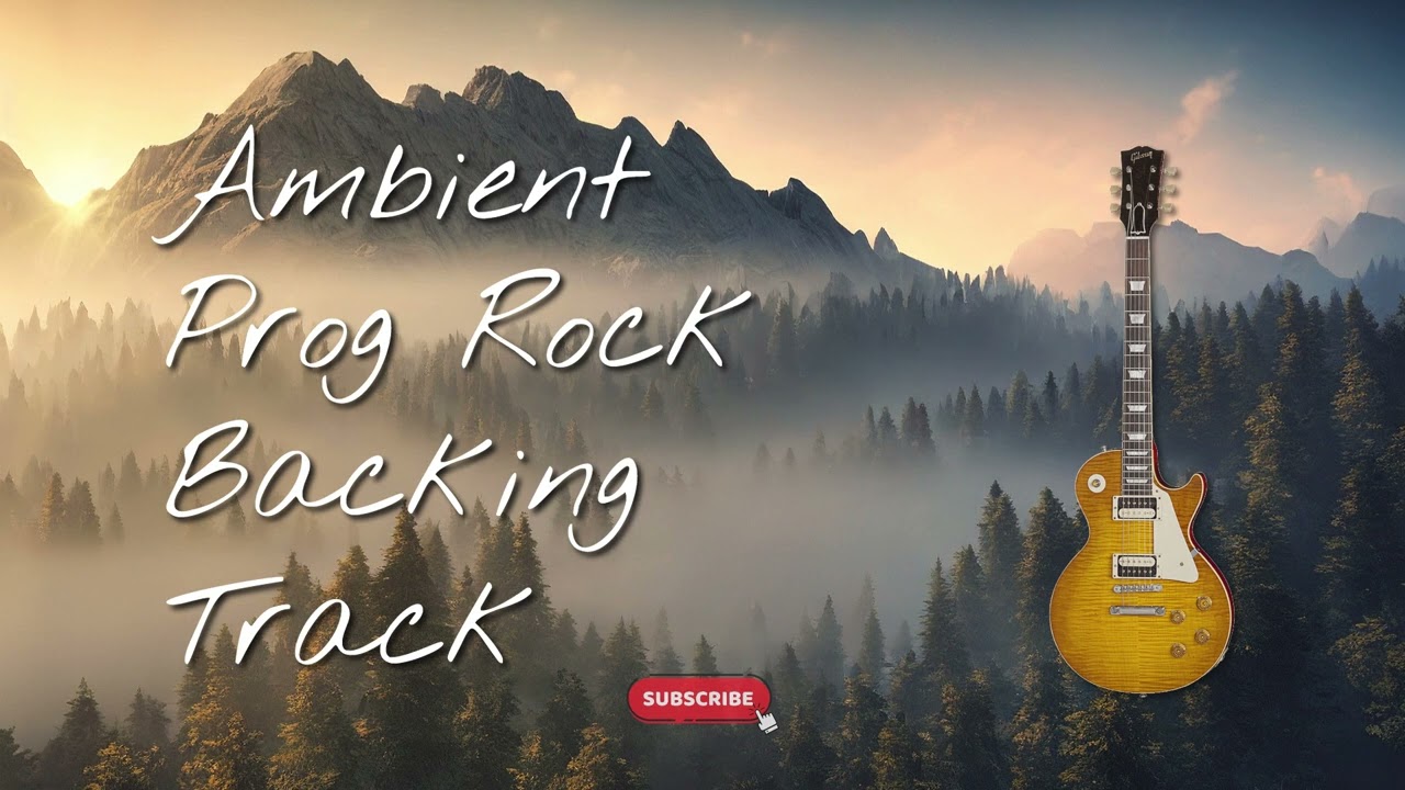 Ambient Prog Rock Backing Track 3 | Am | Guitar | 80 bpm