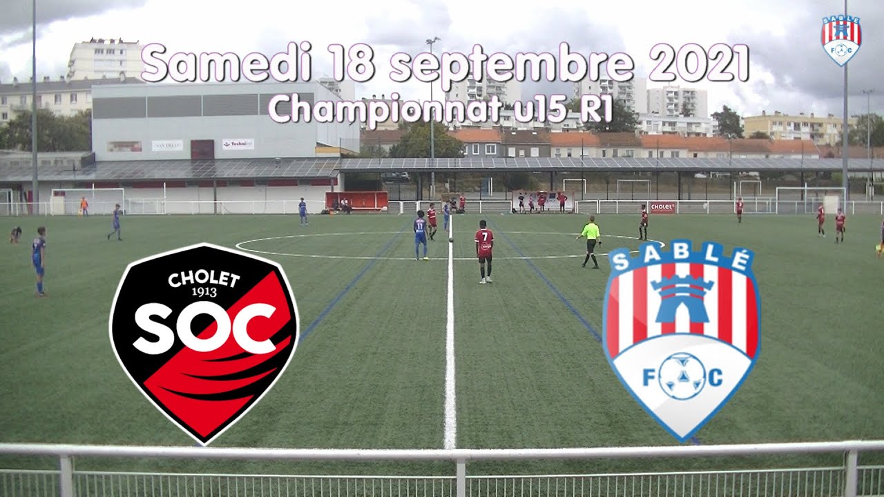 Résumé u15 R1 Cholet-Sablé 18 09 2021