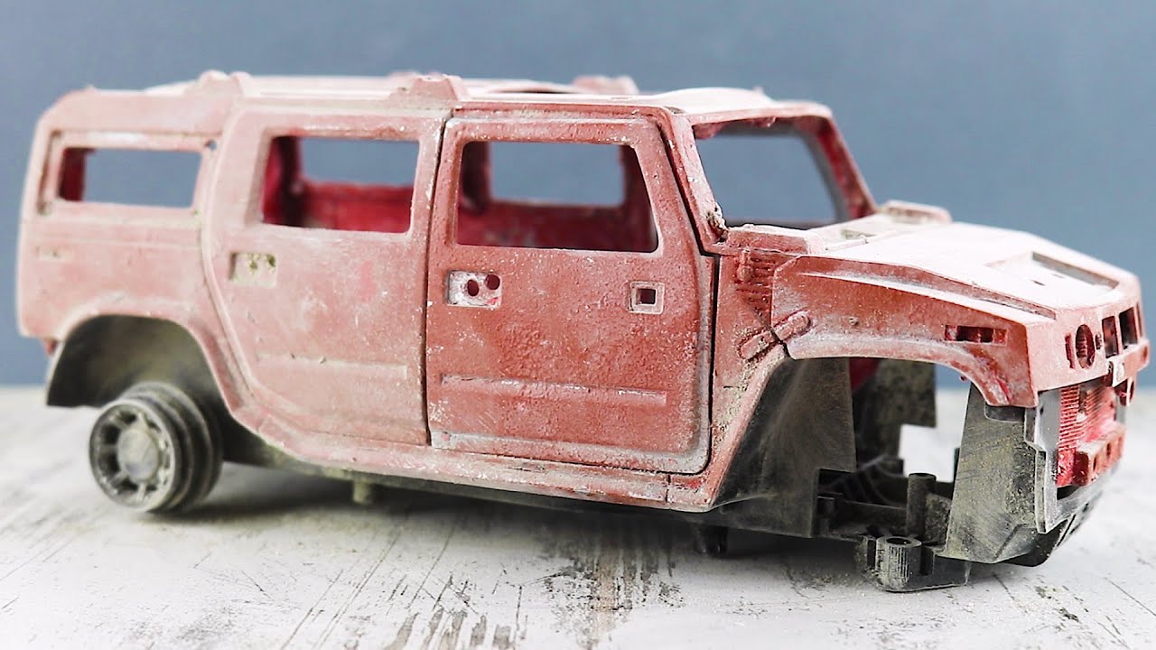 How to Restoration Hummer H2 Abandoned in 10 minutes Step by Step | Model Cars