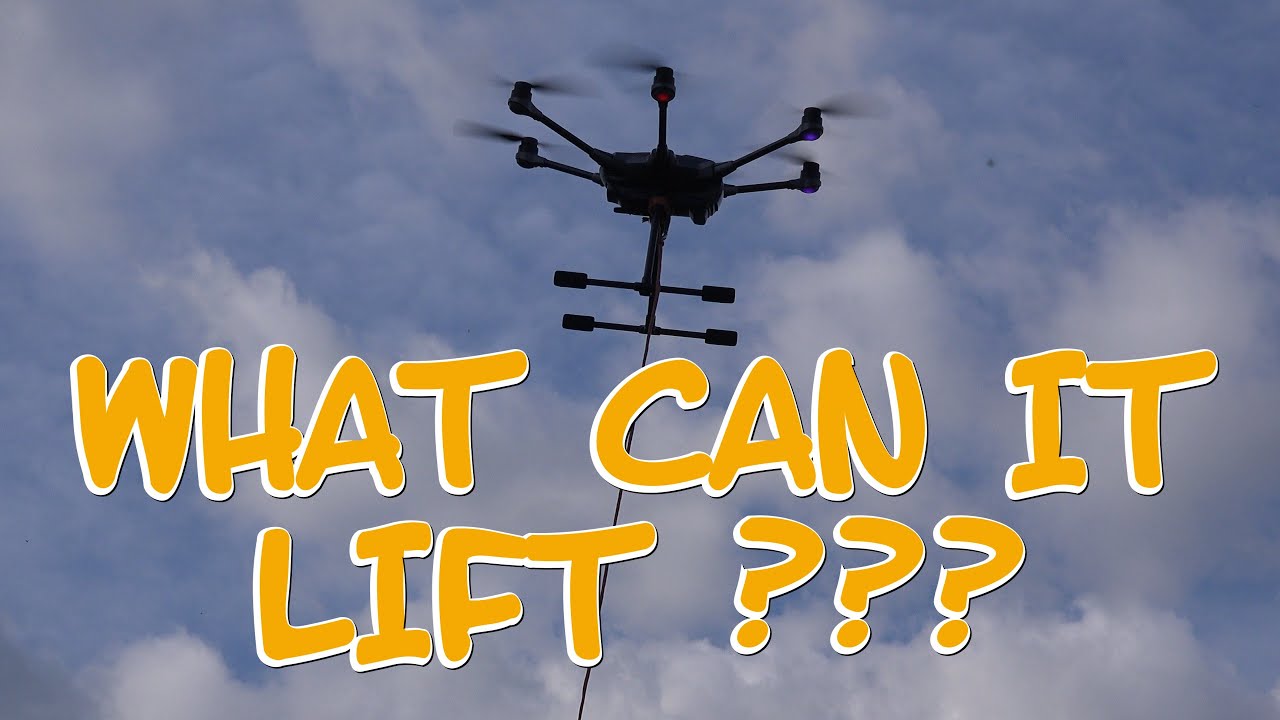 HOW Much Can The TYPHOON DRONE LIFT??