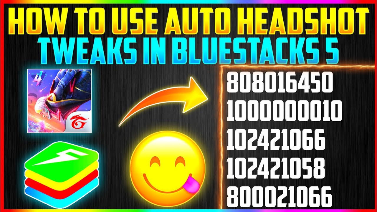 HOW TO USE TWEAKS IN BLUESTACKS 5 | MENA SERVER SECRET TWEAKS | BLUESTACKS 5 HEADSHOT SECRET SETTING