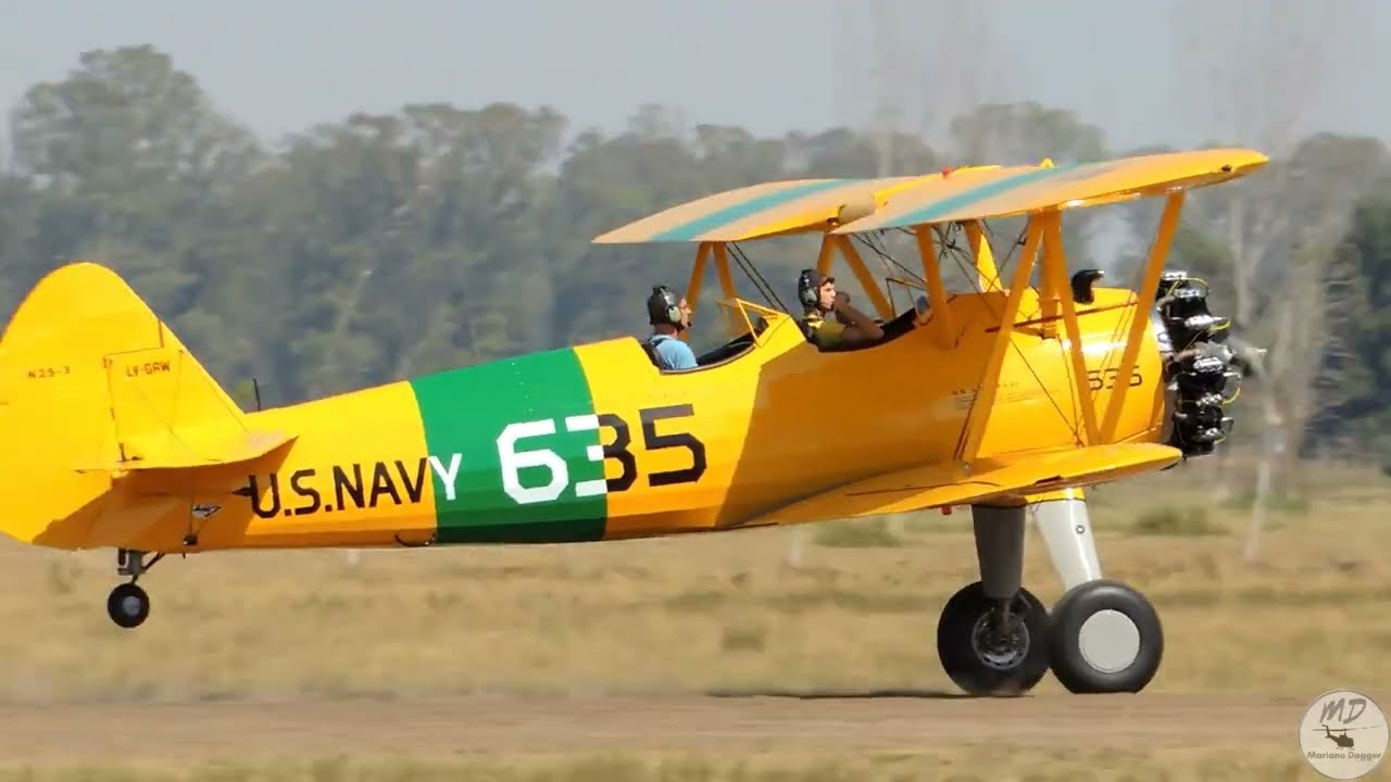 EAA Argentina 2023: Stearman + Harvard T6
