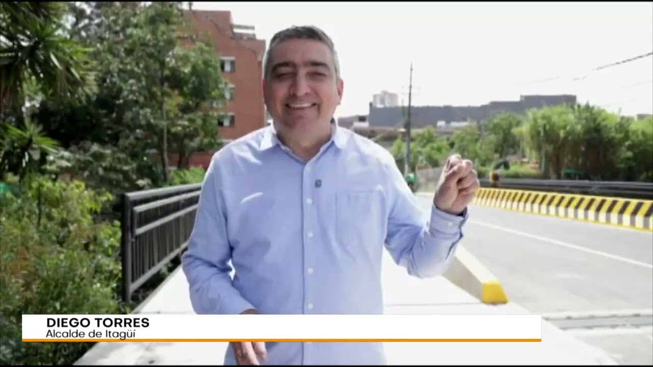 Itagüí estrena puente en la calle 40 que promete mejorar la movilidad en el sector