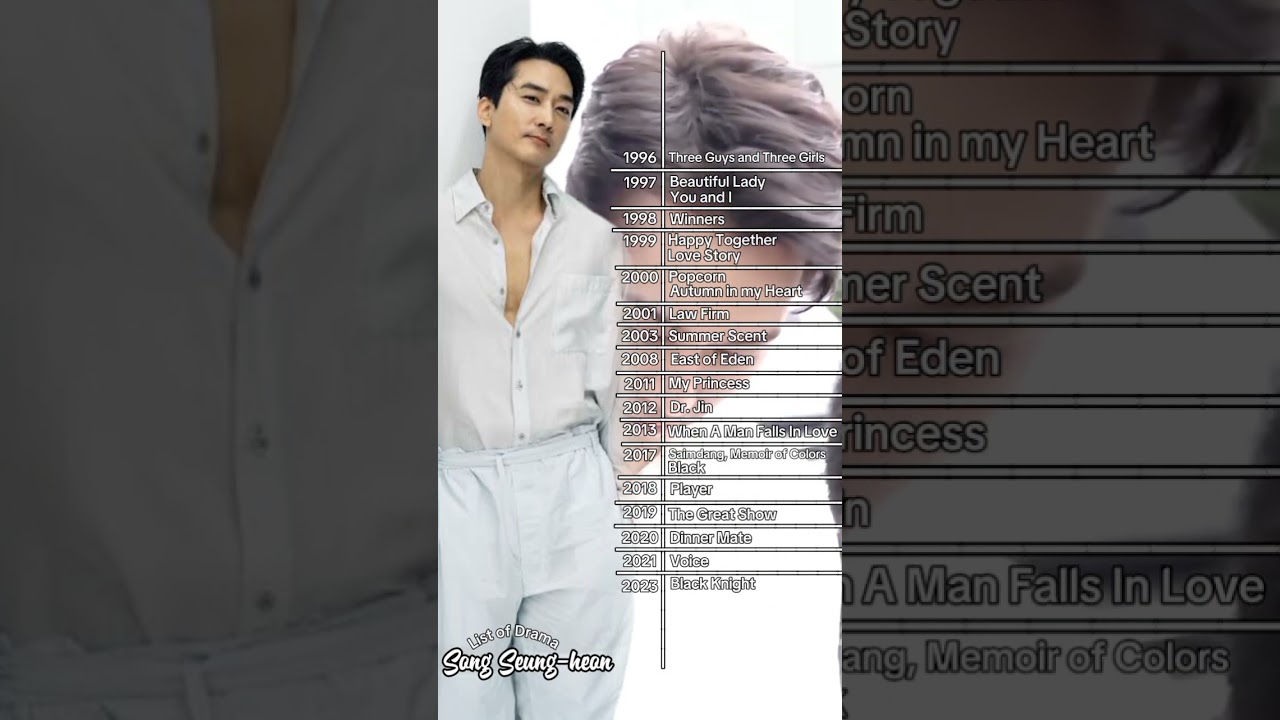Song Seung Heon List of Drama 