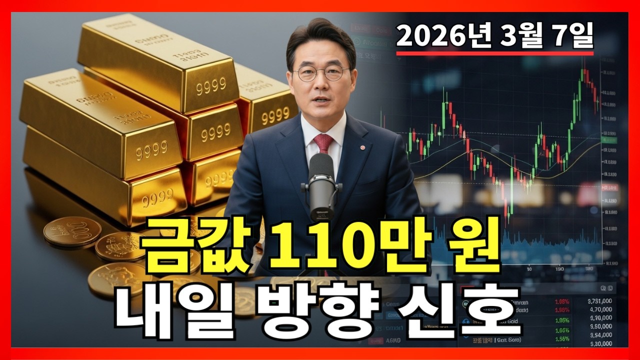 2026년 3월 7일 🇰🇷 한국 금값 오늘: 내일 금시장 방향 가늠할 중요한 신호 나타났습니다 |금 가격 |금 투자 |경제 분석