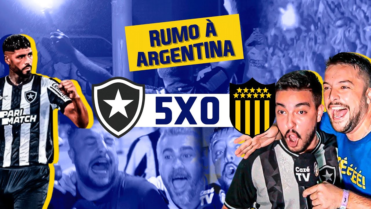BOTAFOGO 5x0 PE&Ntilde;AROL: OBRIGADO, BARBOZA! VIVEMOS O MASSACRE!