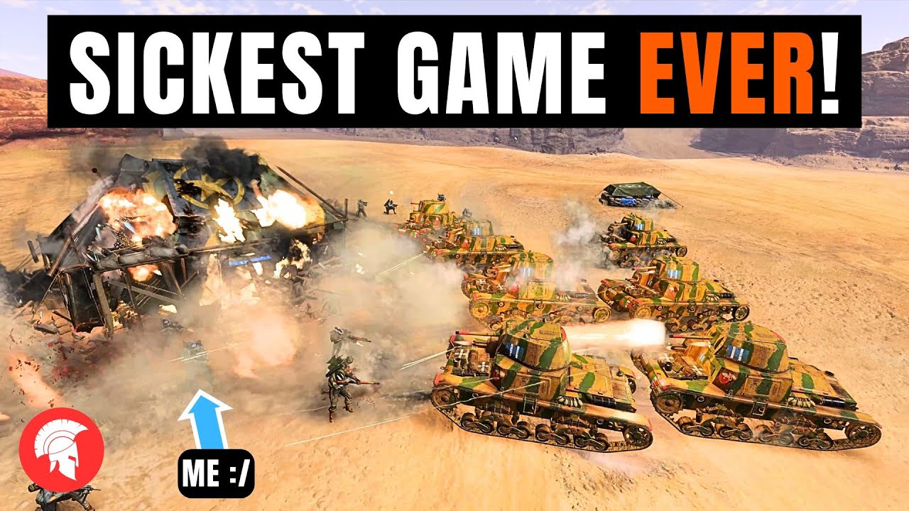 SICKEST GAME EVER! (Top 50 Gameplay) Company of Heroes 3 - US Forces - 4vs4 Multiplayer