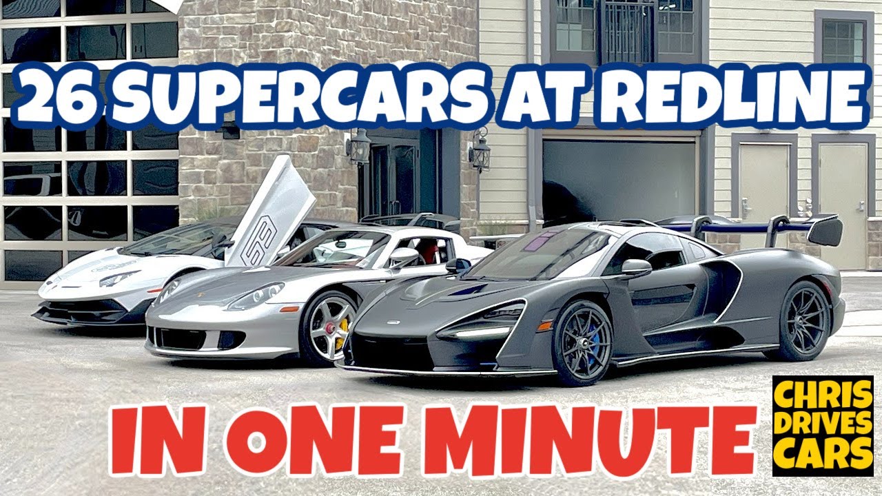 26 Supercars Redline Back-to-Back &mdash; LaFerrari, 918, Senna, Countach & More!