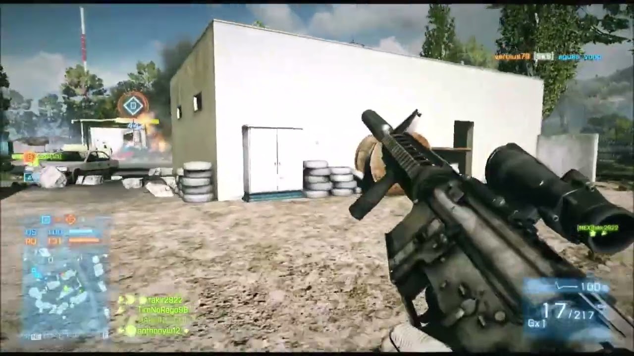 Battlefield 3 (PS3) - Kill Compilation in Caspian Border #17
