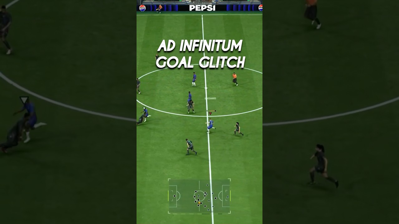 Infinite goal glitch in fc25!🚨 #fc25 #fyp #foryou