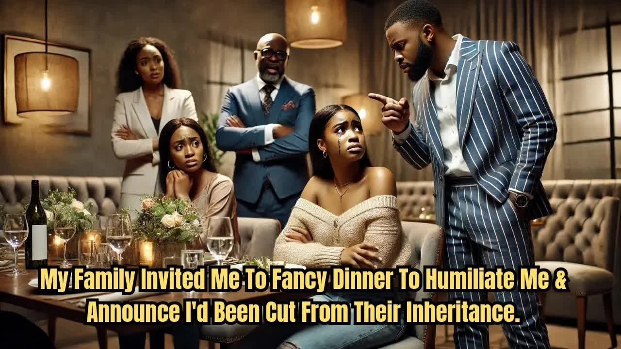 My Family Invited Me To Fancy Dinner To Humiliate Me   Announce l'd Been Cut From Their lnheritance