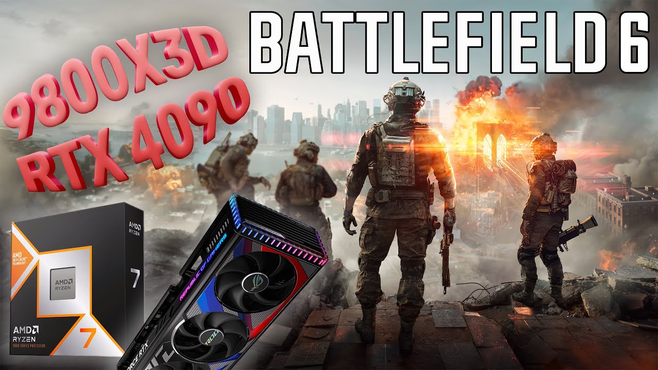🔴BATTLEFIELD 6 НА 9800X3D И RTX 4090! День 3 | СТРИМ 1440p 60FPS