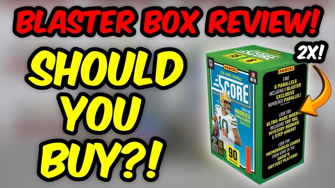 SHOULD YOU BUY?! 2025 Panini Score Football 2X Blaster Box Opening And Review!
