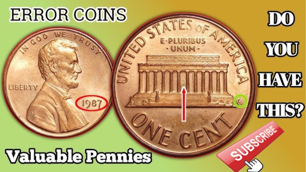 1987 One Cent Coin Worth$390 Millions? Rare Errors You Should Know!