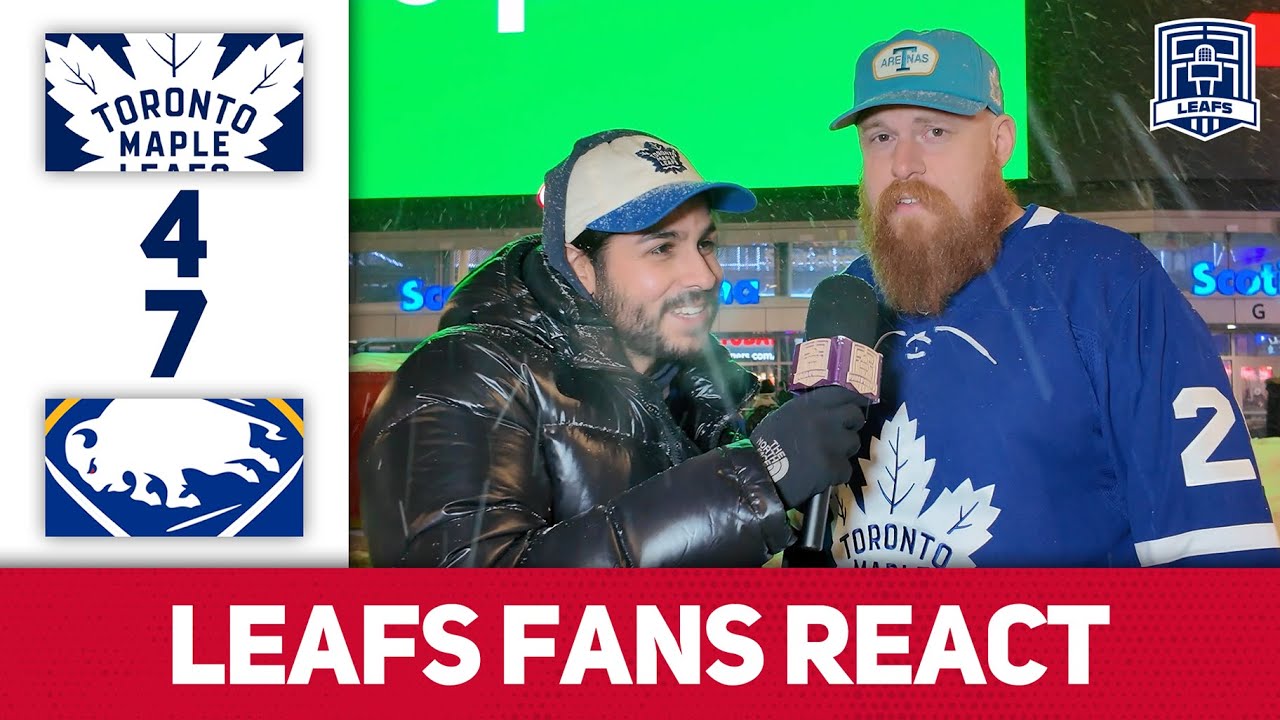 Blow It Up? | Leafs Fans React | Leafs 4-7 Sabres