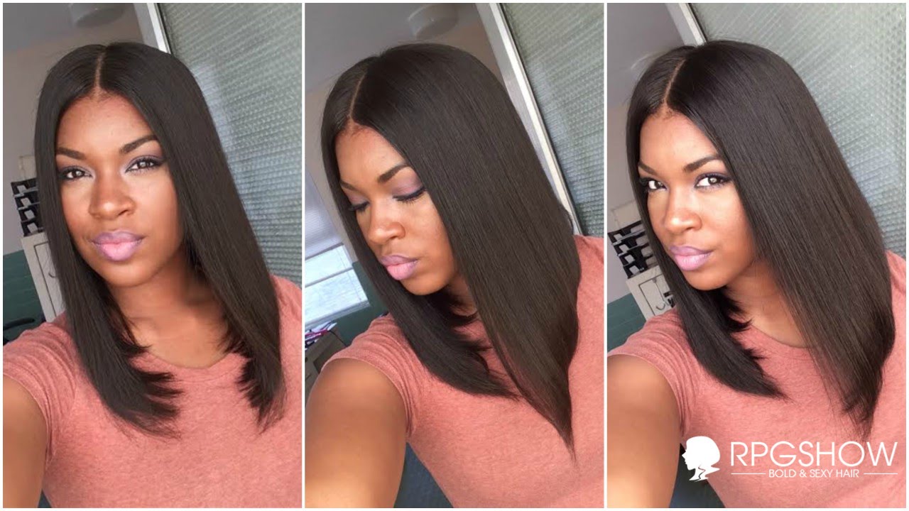 How to get natural looking on shoulder-length RPGSHOW bob |Ashanti inspired full lace wig