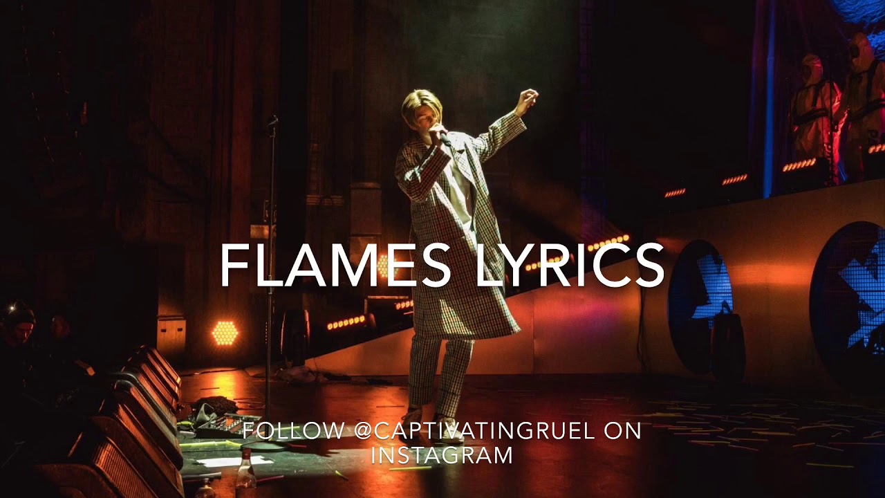 SG Lewis - Flames ft. Ruel | Lyric Video