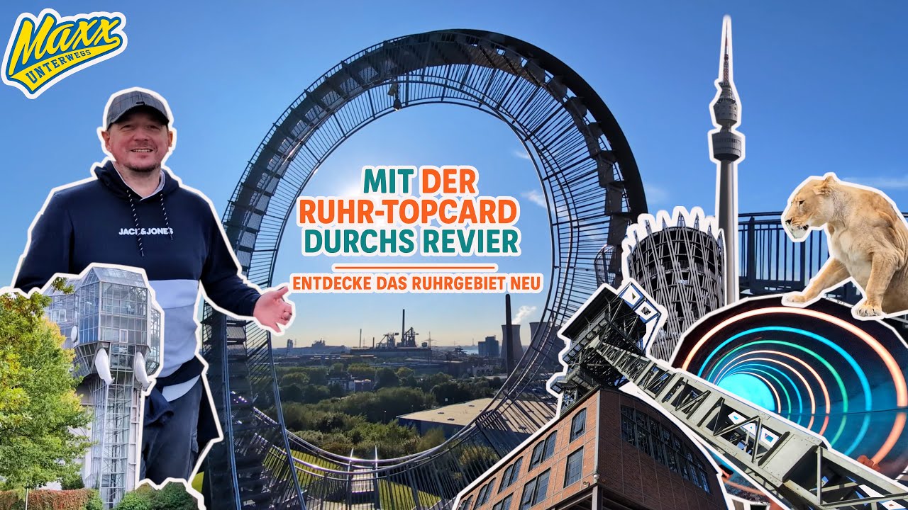 Mit der RUHR.TOPCARD durchs Revier | Entdecke das Ruhrgebiet neu | 29 Erlebnisse kostenlos | 2025/26