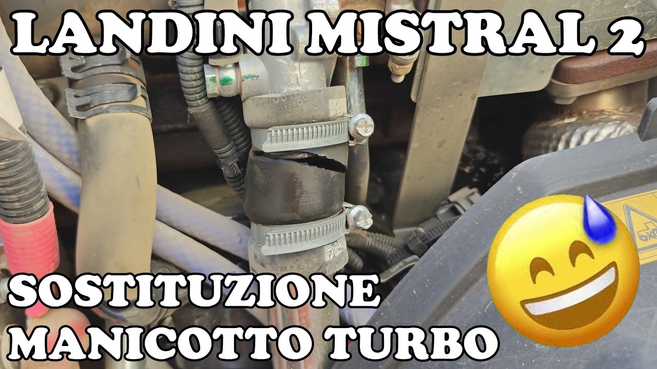 Landini Mistral 2 - Sostituzione Manicotto Turbo