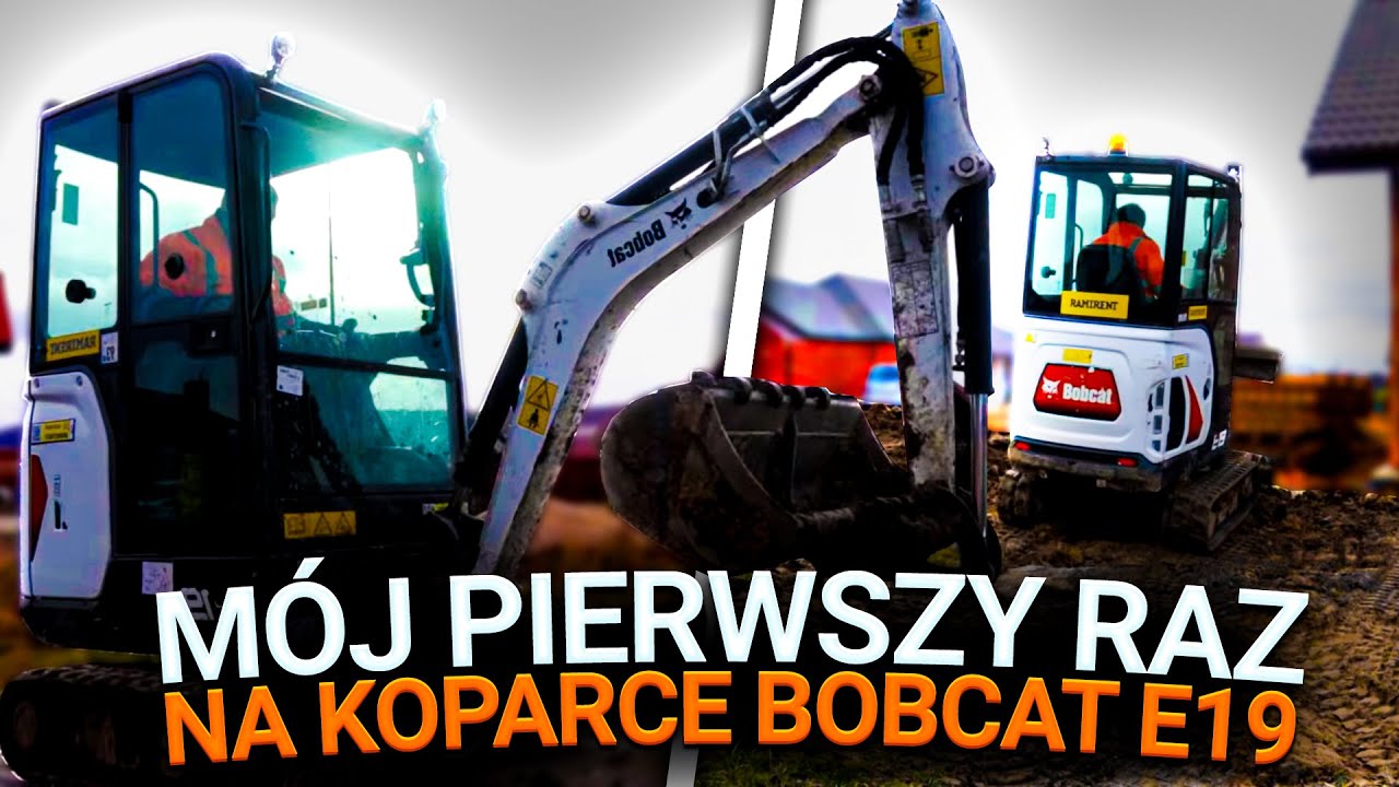🔴EP.158. Mój pierwszy raz na koparce Bobcat .