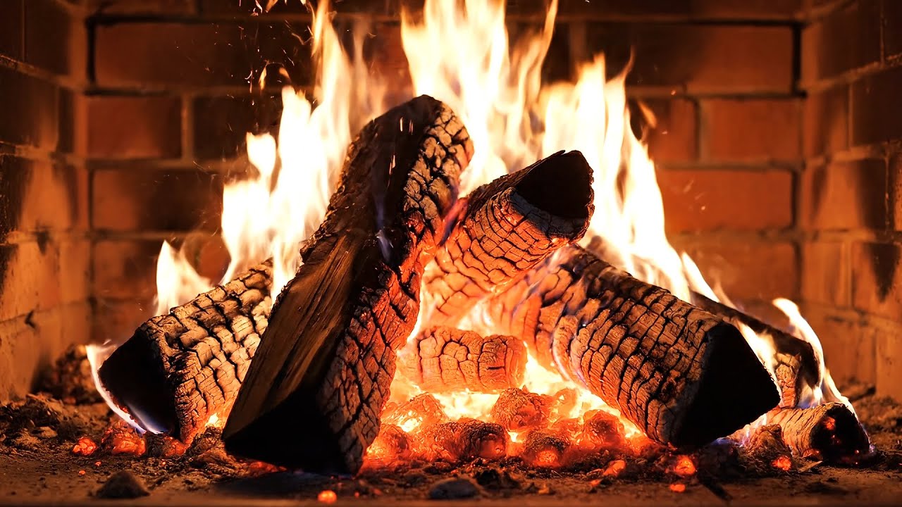 🔥 Cozy Fireplace Ambience | Crackling Fire Sounds for Sleep and Relaxation