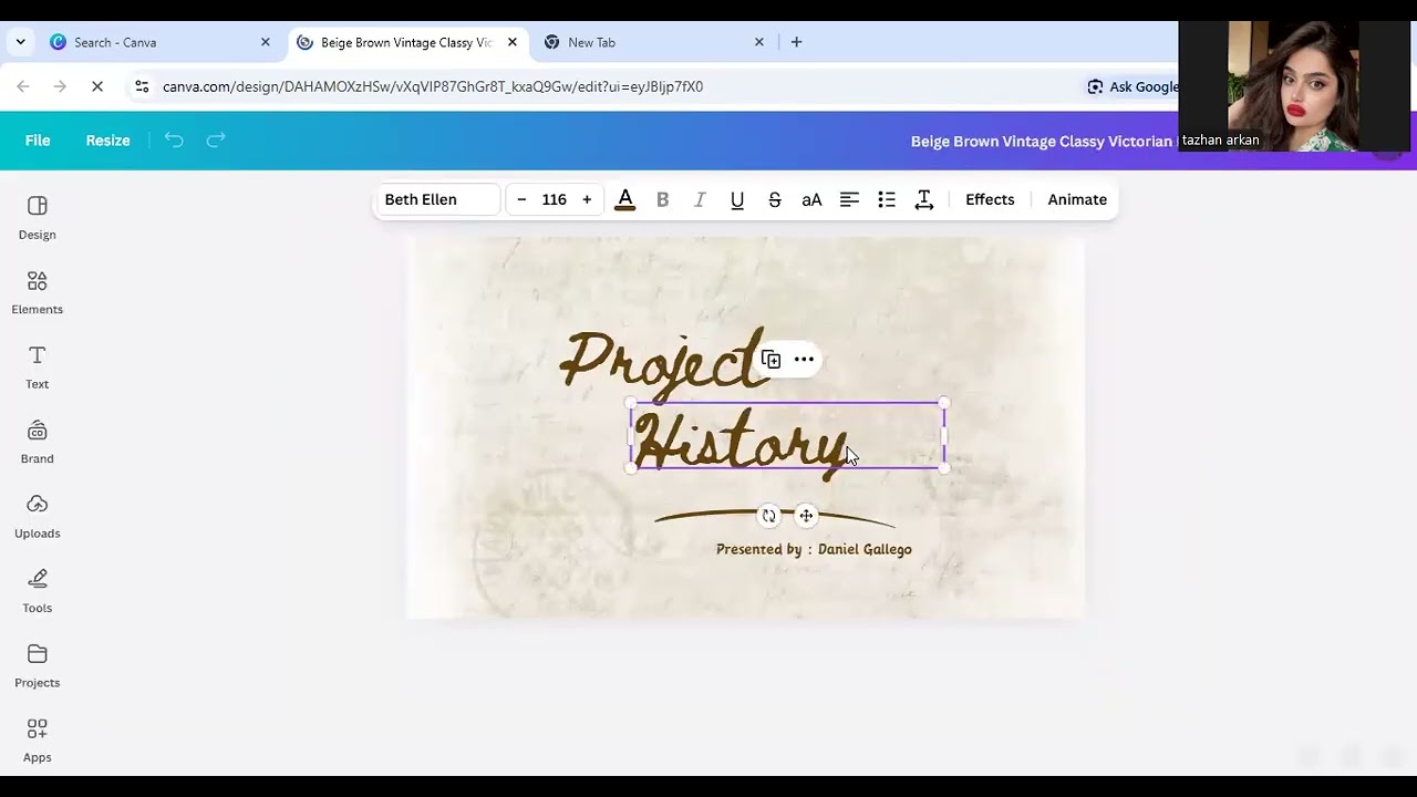 canva, Napkin