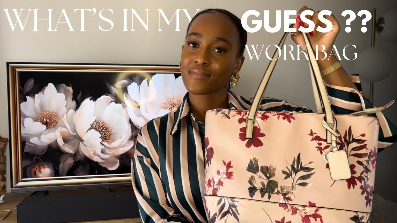 WHAT’S IN MY WORK BAG | GUESS