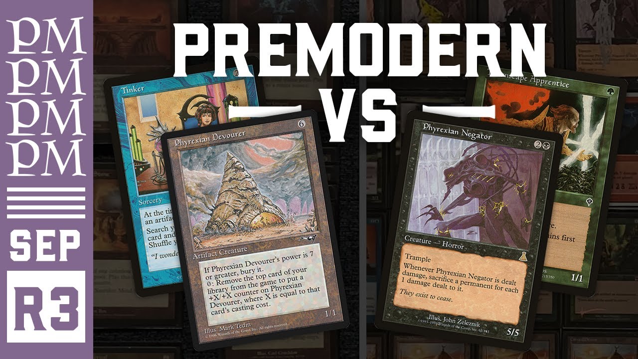 Mono U Devourer Mud против 5c Gators — 3-й раунд — сентябрьский турнир Premodern MTG