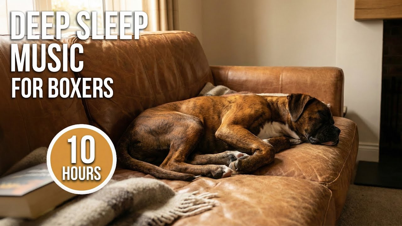 Relaxing Music for Boxer Dogs 🐶 Calm Hyperactivity, Separation Anxiety & Sleep (10 Hours)