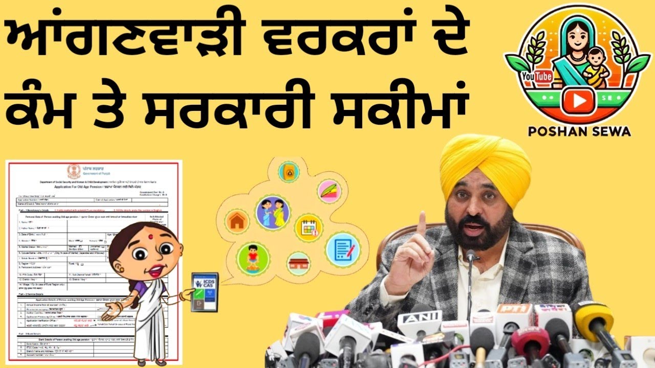 ਆਂਗਣਵਾੜੀ ਵਰਕਰਾਂ ਦੇ ਕੰਮ ਤੇ ਸਰਕਾਰੀ ਸਕੀਮਾਂ ਬਾਰੇ ਜਾਣਕਾਰੀ||Anganwadi workers Job works and govt. Schemes