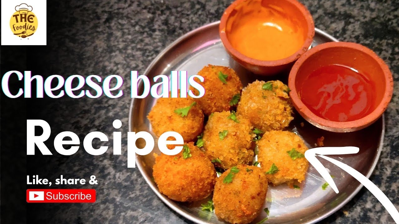 चीज बॉल रेसिपी - cafe style crispy cheese balls | Home Made Bread Crumbs| Easy, Crispy & cheesy 