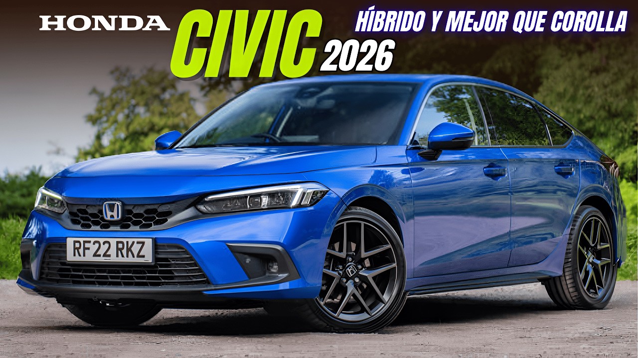 HONDA CIVIC 2026, El mejor SEDAN, MEJOR que COROLLA.👍