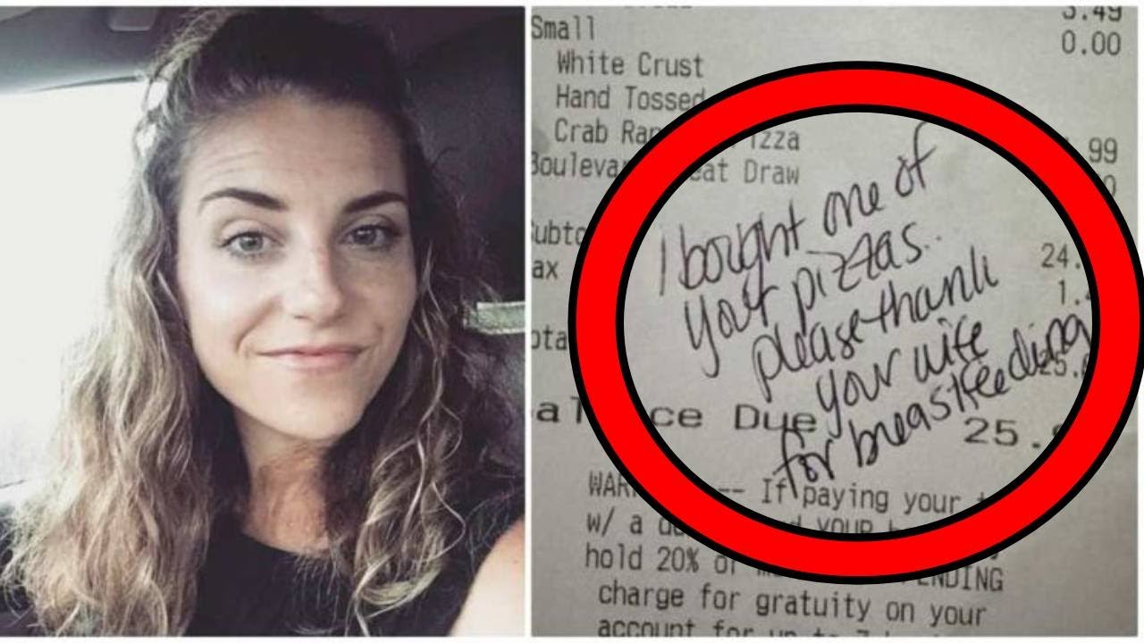 Waitress Slips Note To Husband, Brings Wife To Tears