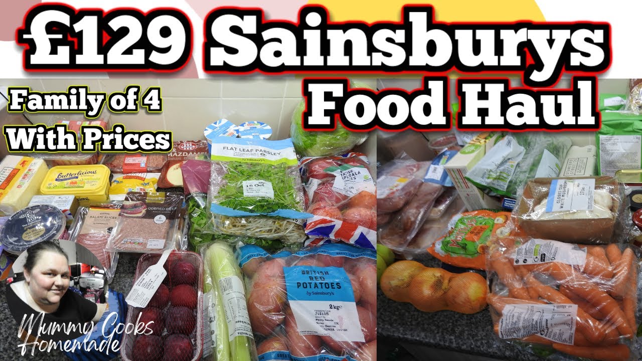 £129.57 Sainsburys Groceries Haul | Prices | Oct 2023