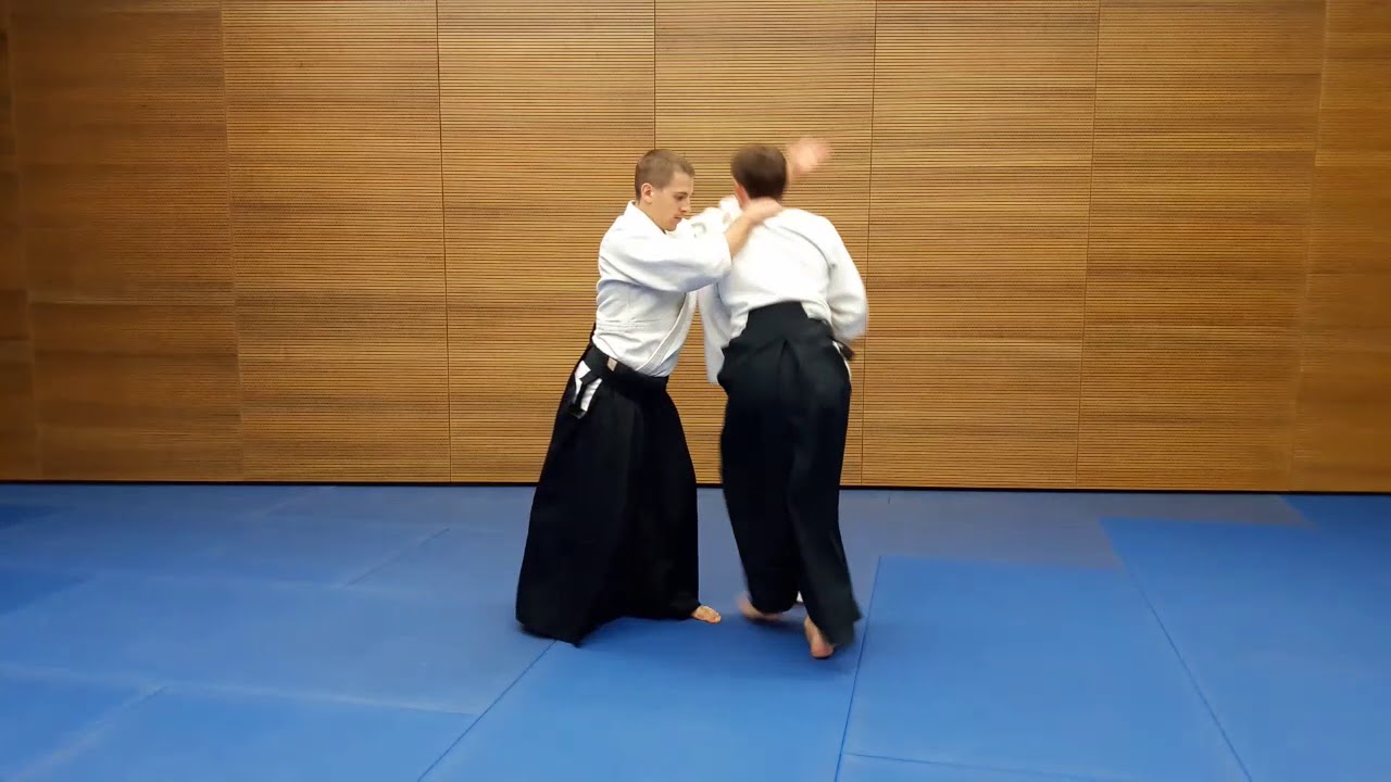 Tachi waza, Kata dori men uchi, Irimi nage