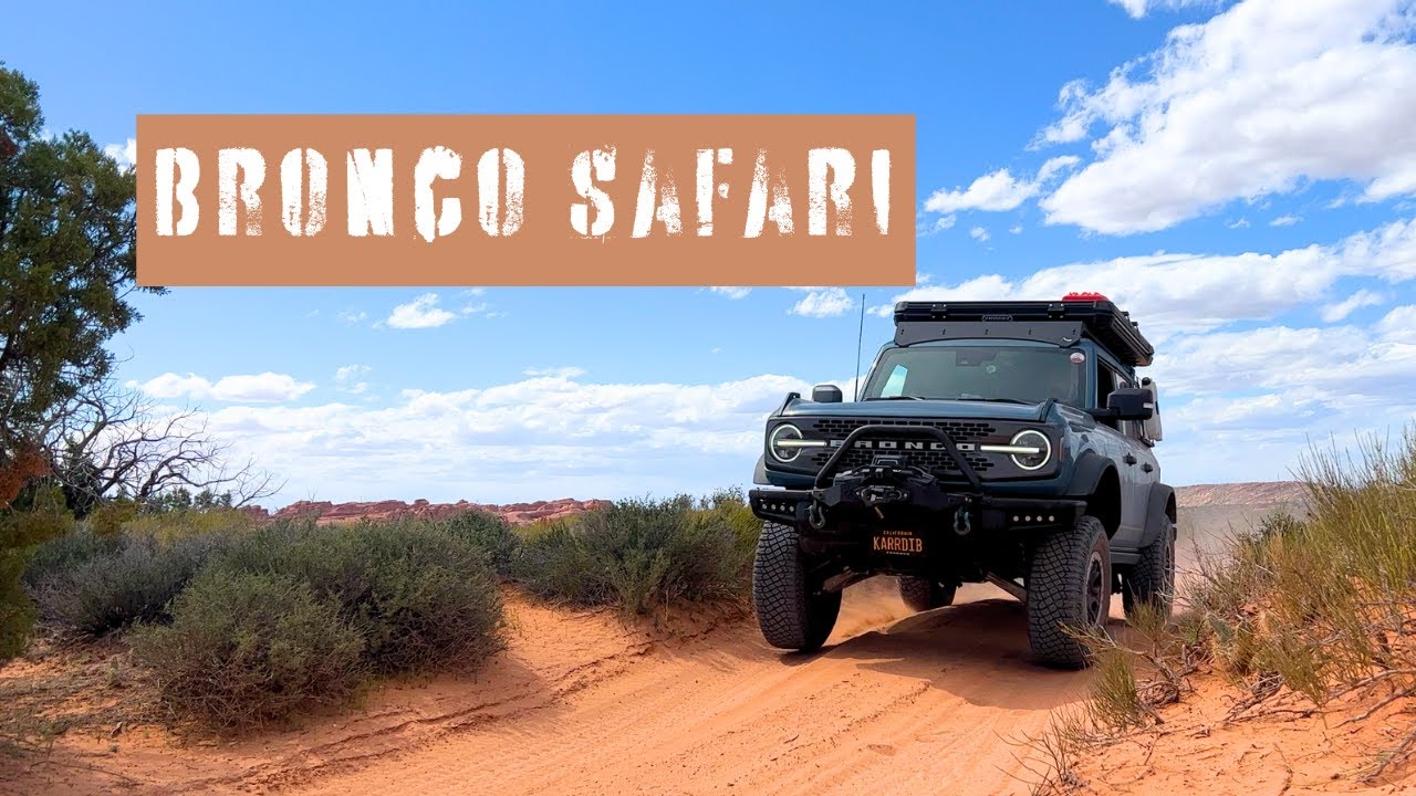 Простые внедорожные маршруты в Моаве | Bronco Safari 2023