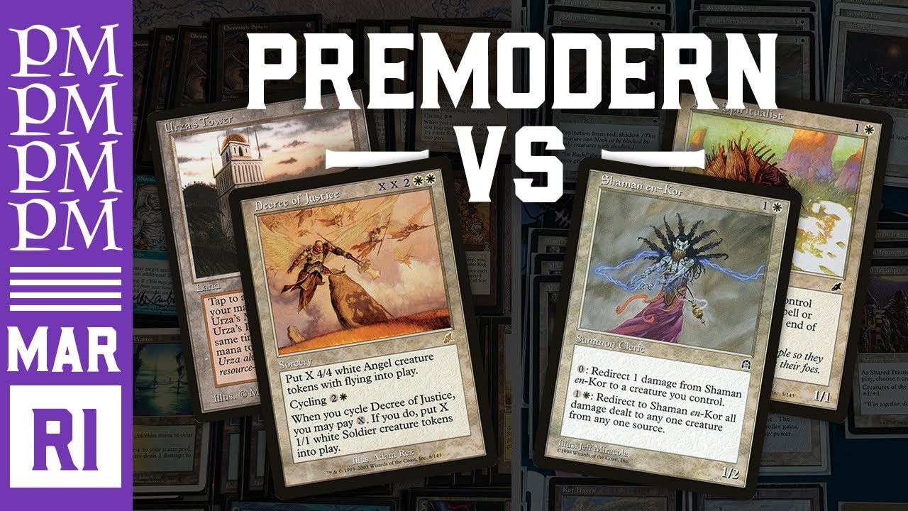 UW Tron vs W Clerics - Round 1 - March Premodern MTG Tournament
