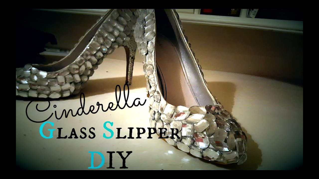 Make Your Own: CINDERELLA GLASS SLIPPERS