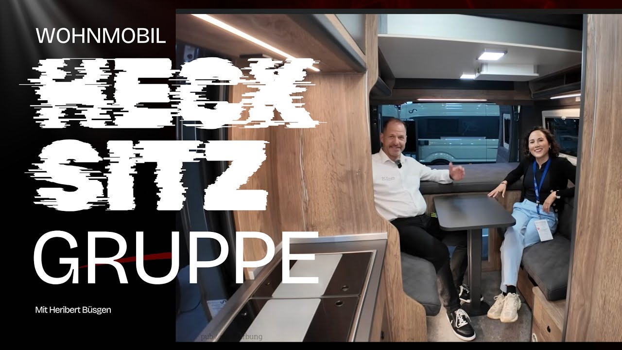 WOHNMOBIL KASTENWAGEN HECKSITZGRUPPE CAMPERVAN 2026 Megamobil Mega Classic 600 Lounge