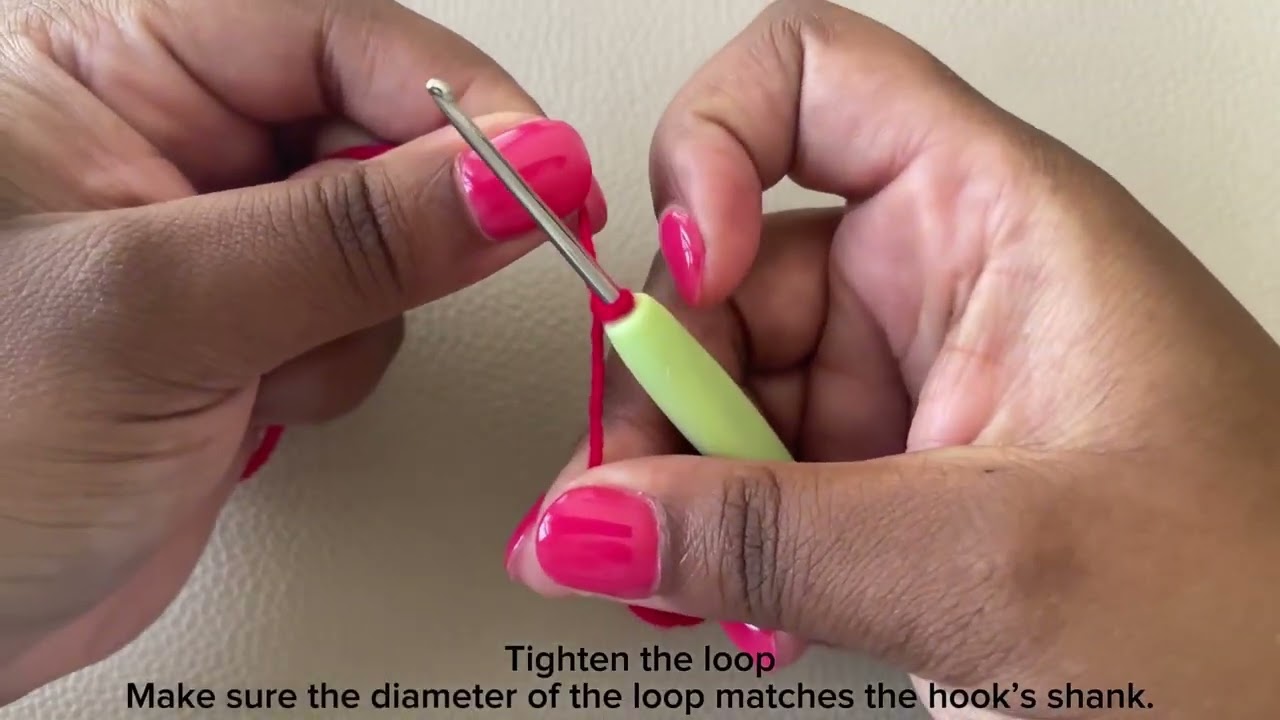 Crochet Basics: How I make a Foundation Chain (ch)