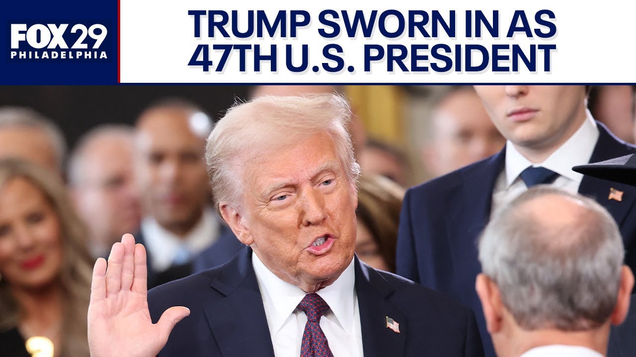 Donald Trump takes Presidential Oath of Office