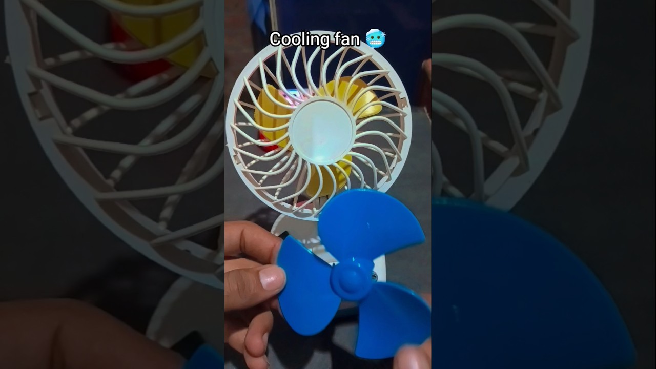 Mini table fan cooling dc moter fan 🥶